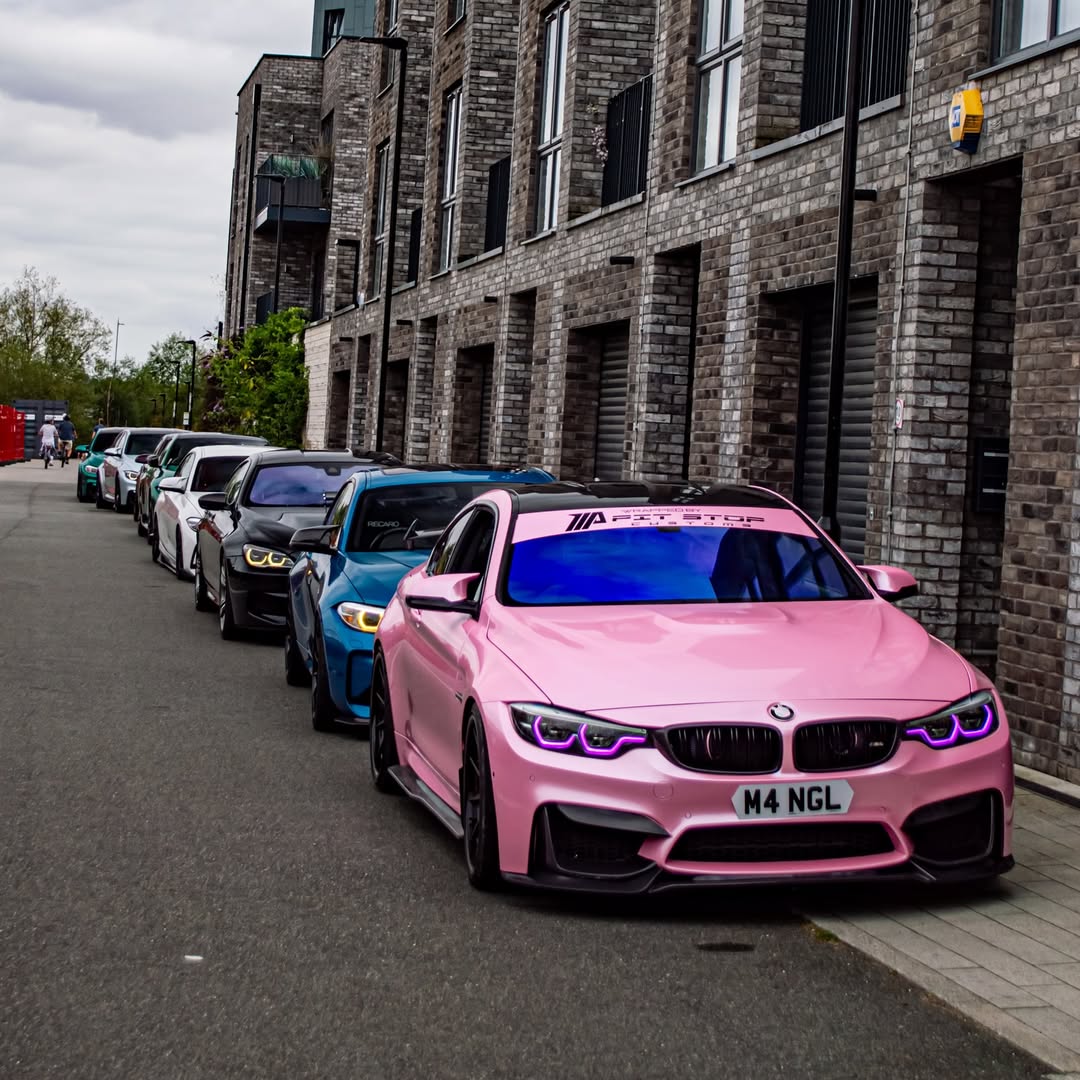 Matte Metallic Pearl Pink Car Vinyl Wrap PET