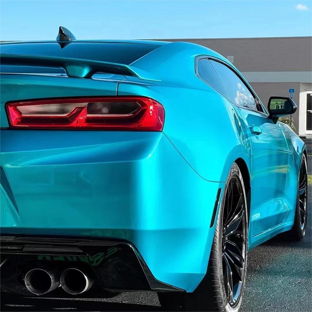 Gloss Metallic Atomic Teal Car Vinyl Wrap