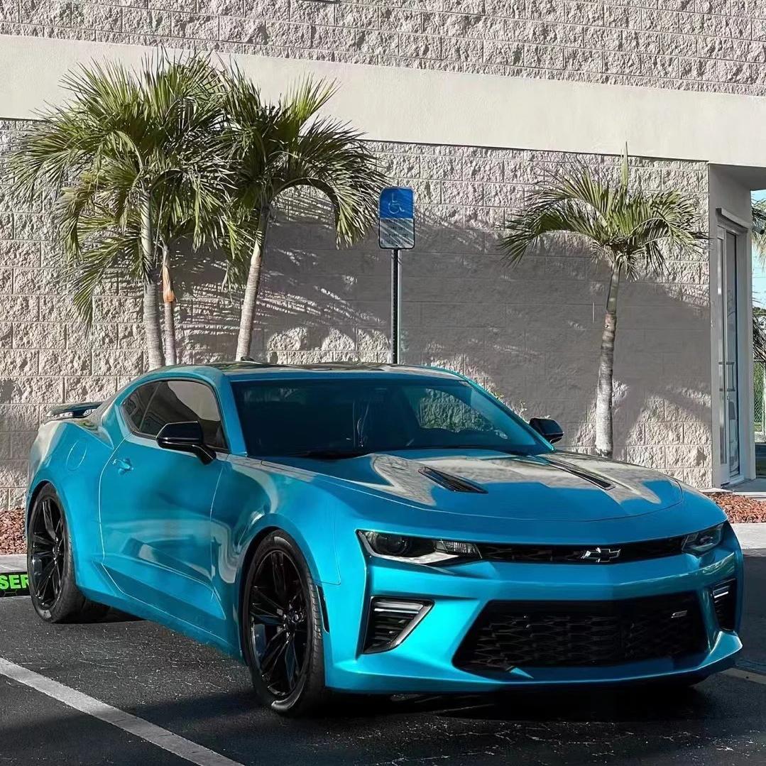Gloss Metallic Atomic Teal Car Vinyl Wrap