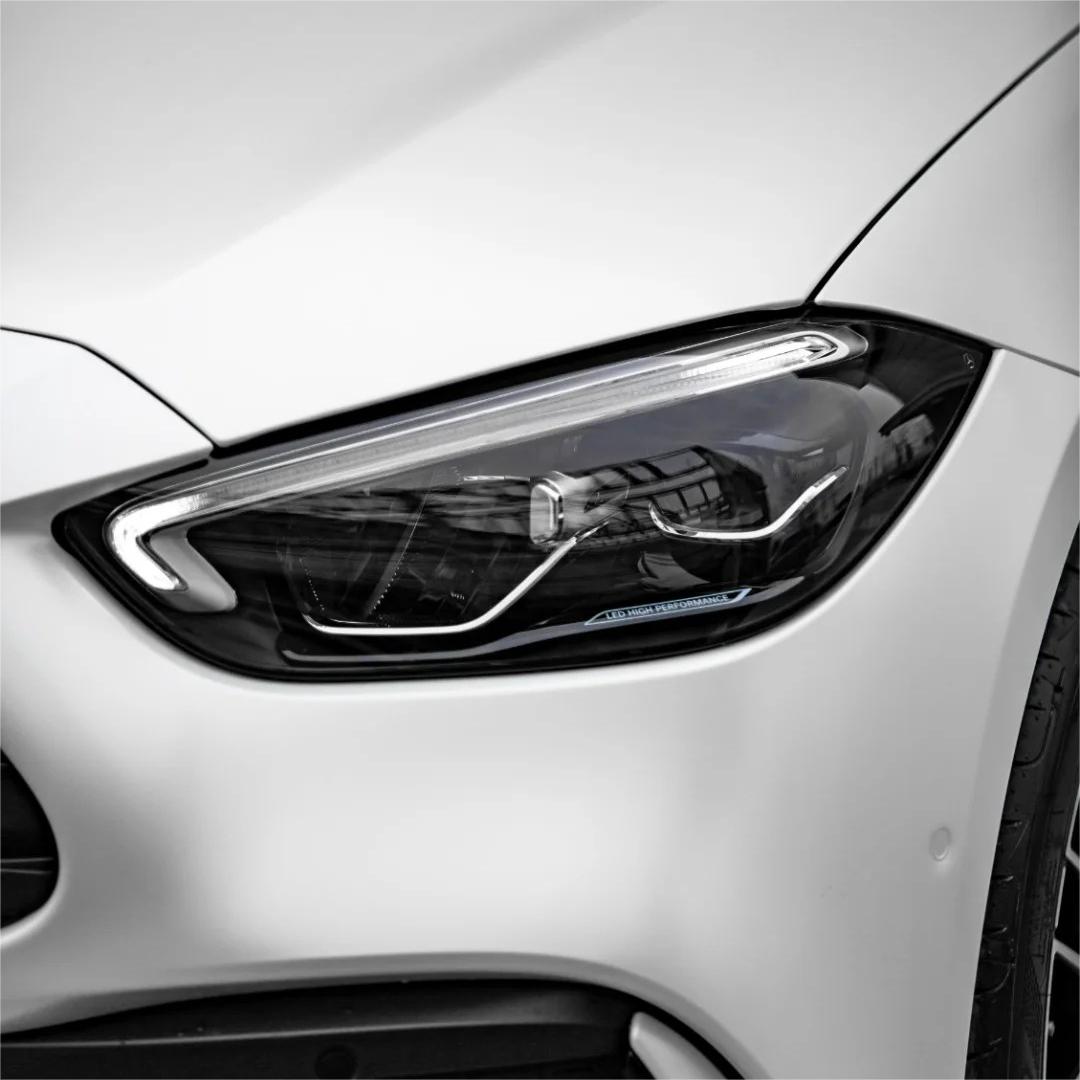 Satin Ceramic White Car Vinyl Wrap