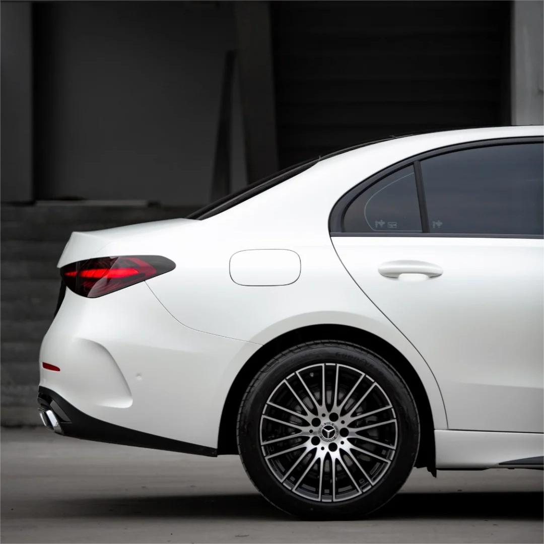 Satin Ceramic White Car Vinyl Wrap