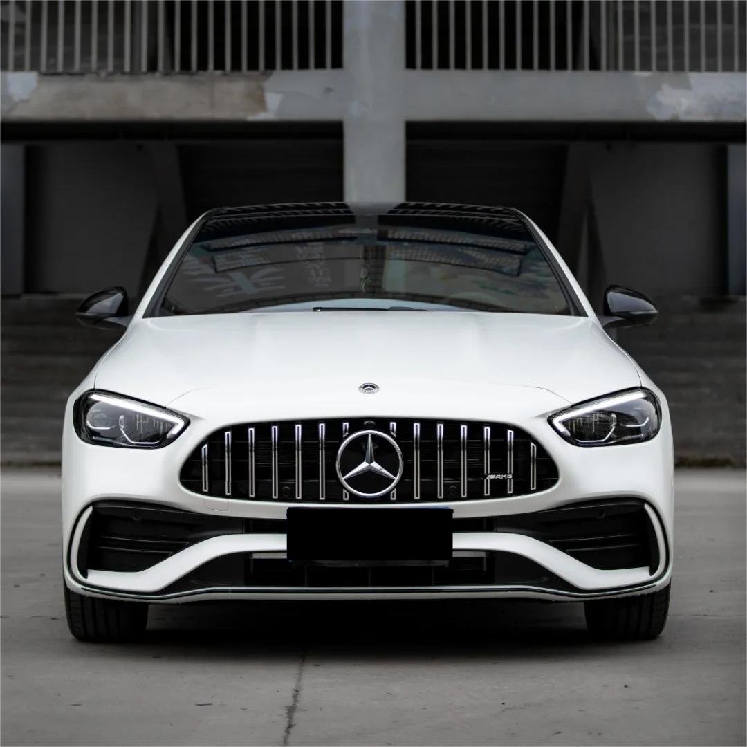 Satin Ceramic White Car Vinyl Wrap