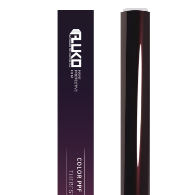 TPU Gloss Metallic Black Rose Colored PPF Paint Protection Film 02