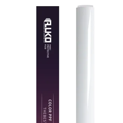 TPU Glossy Crystal White Colored PPF Paint Protection Film 02