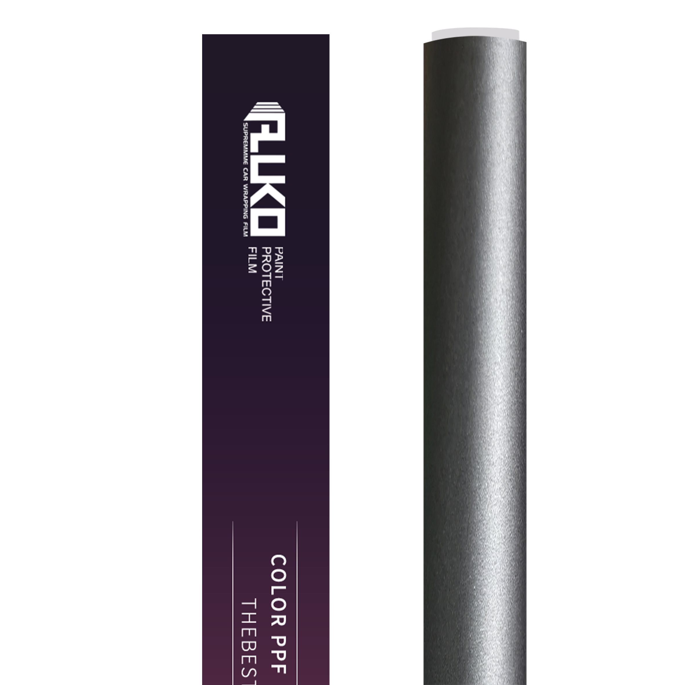 TPU Matte Metallic Dark AMG Grey Colored PPF Paint Protection Film