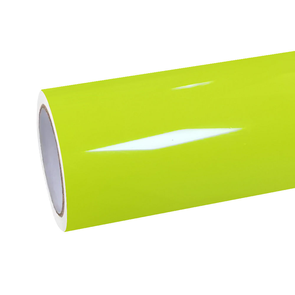TPU Glossy Acid Green Colored PPF Paint Protection Film