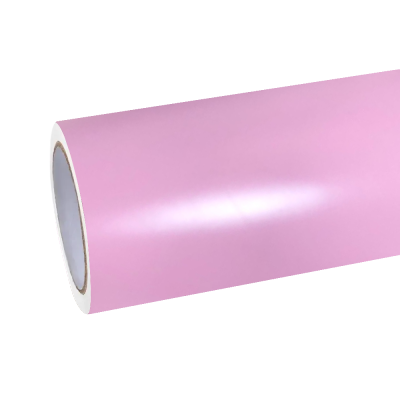 Matte Satin Bubblegum Pink Car Vinyl Wrap 01