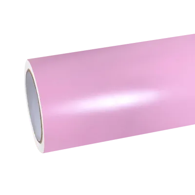 Matte Satin Bubblegum Pink Car Vinyl Wrap 01