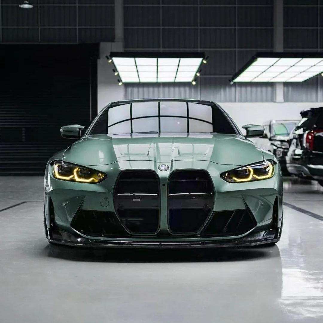 Gloss Metallic Liquid Alpine Green Car Vinyl Wrap PET