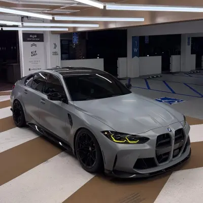 Matte Satin Ultimate Flat Nardo Grey Car Wrap 02