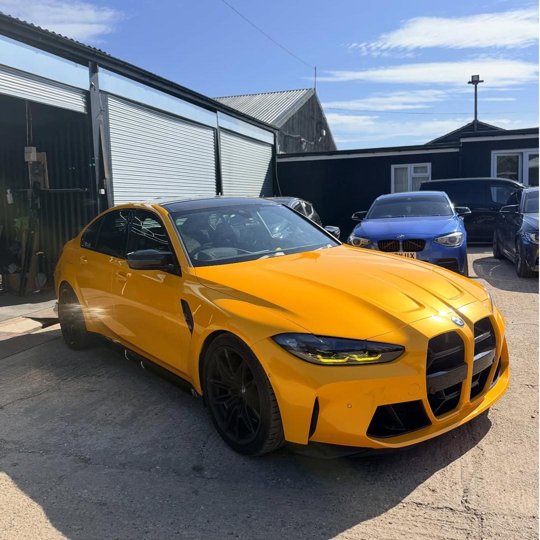 Gloss Metallic Golden Yellow Car Vinyl Wrap 