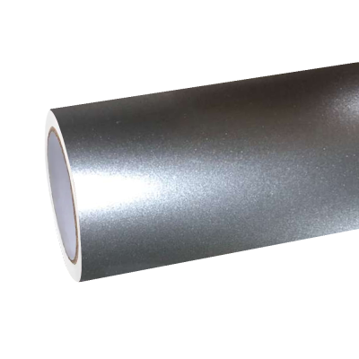 Gloss Metallic GT Silver Car Vinyl Wrap PET 01