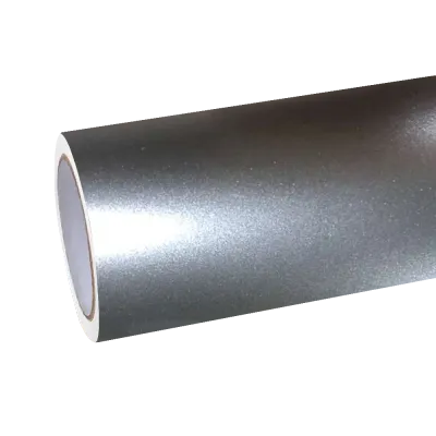 Gloss Metallic GT Silver Car Vinyl Wrap PET 01