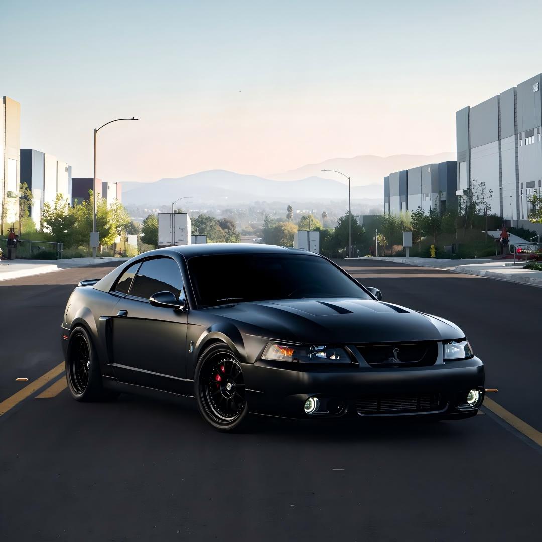 Matte Satin Black Ceramic Black Car Vinyl Wrap BMW  PET 