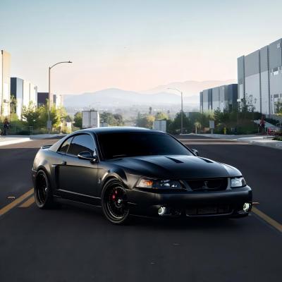 Matte Satin Black Ceramic Black Car Vinyl Wrap BMW  PET  02