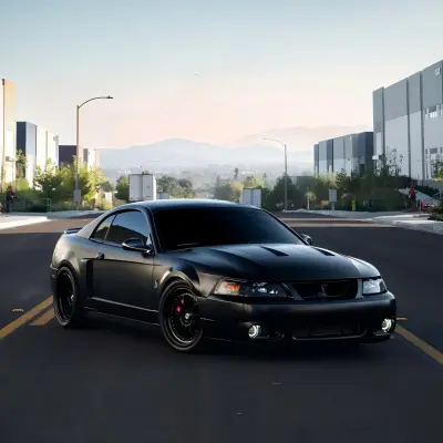 Matte Satin Black Ceramic Black Car Vinyl Wrap BMW  PET  02