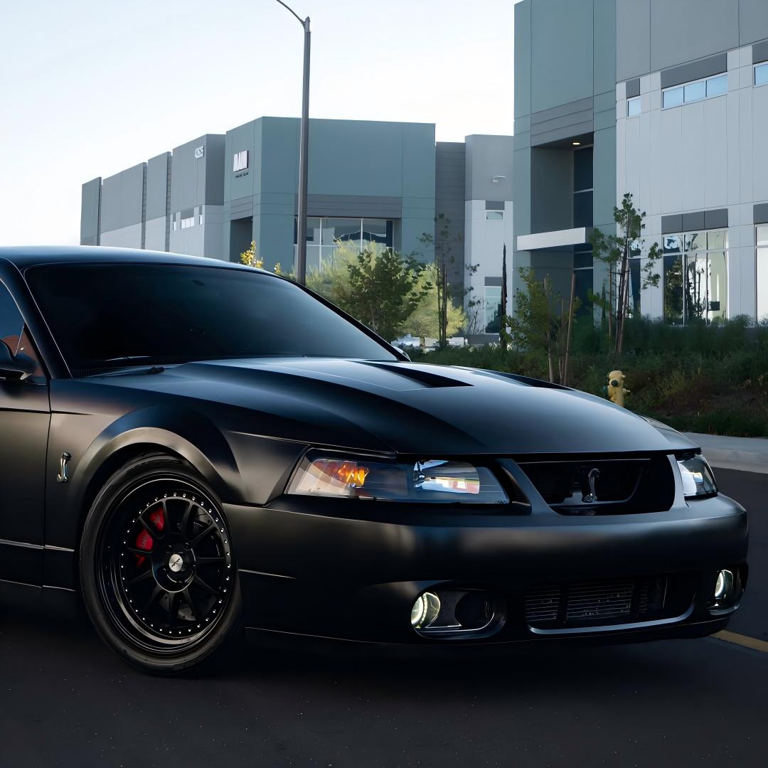 Matte Satin Black Ceramic Black Car Vinyl Wrap BMW  PET 