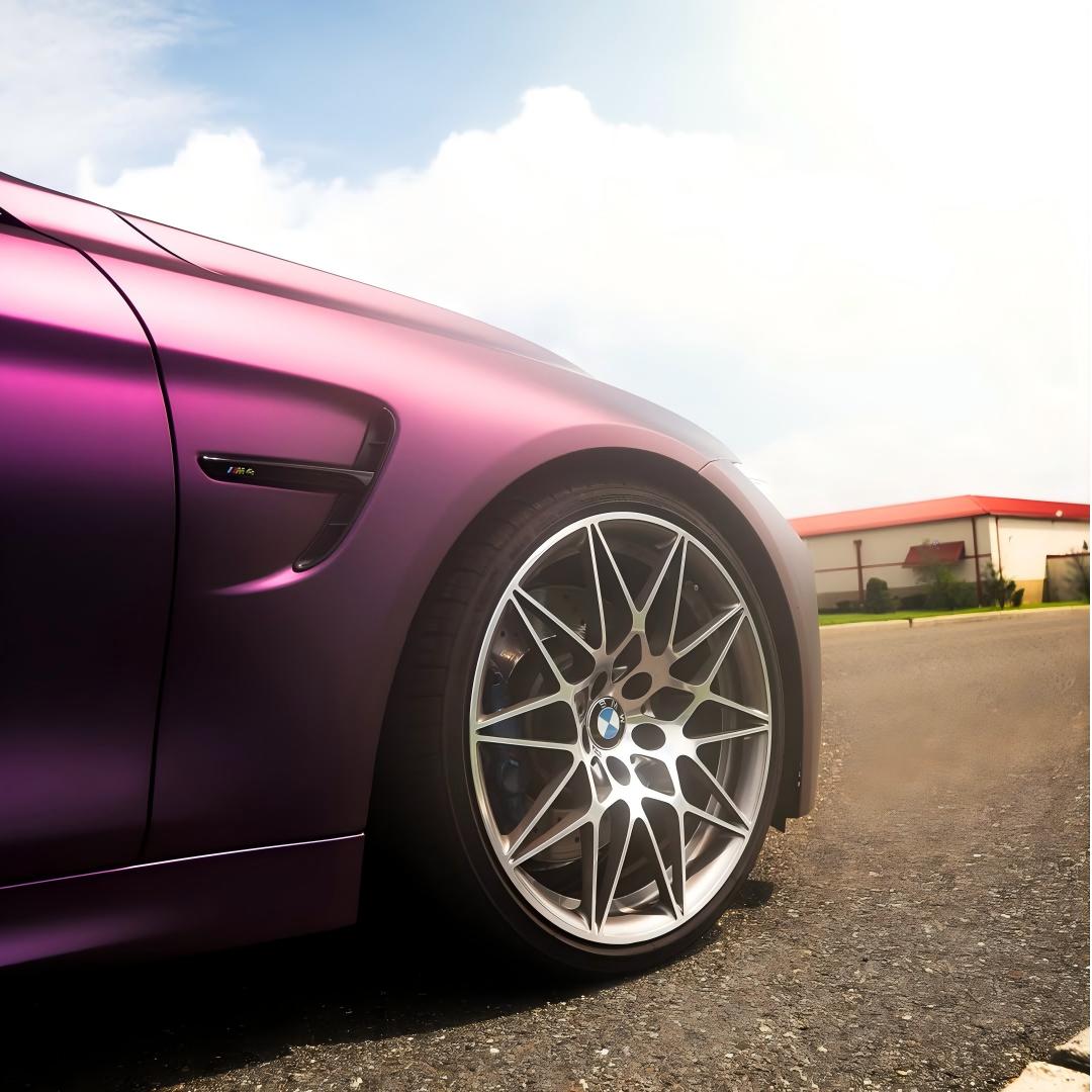 TPU Matte Russian Violet Purple Colored PPF Paint Protection Film 