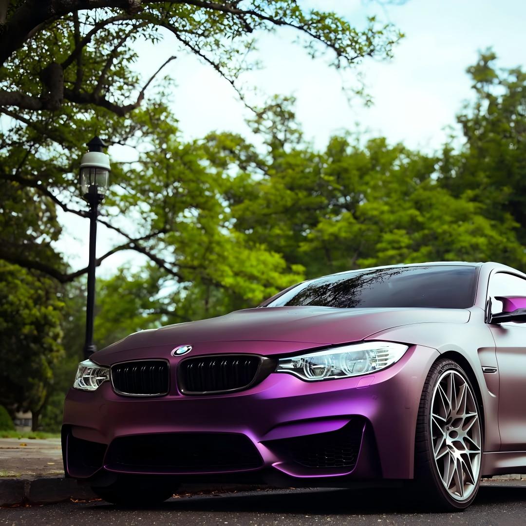 TPU Matte Russian Violet Purple Colored PPF Paint Protection Film 
