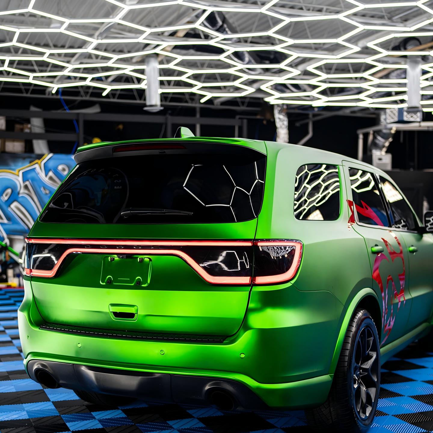 Matte Chrome Green Car Vinyl Wrap 