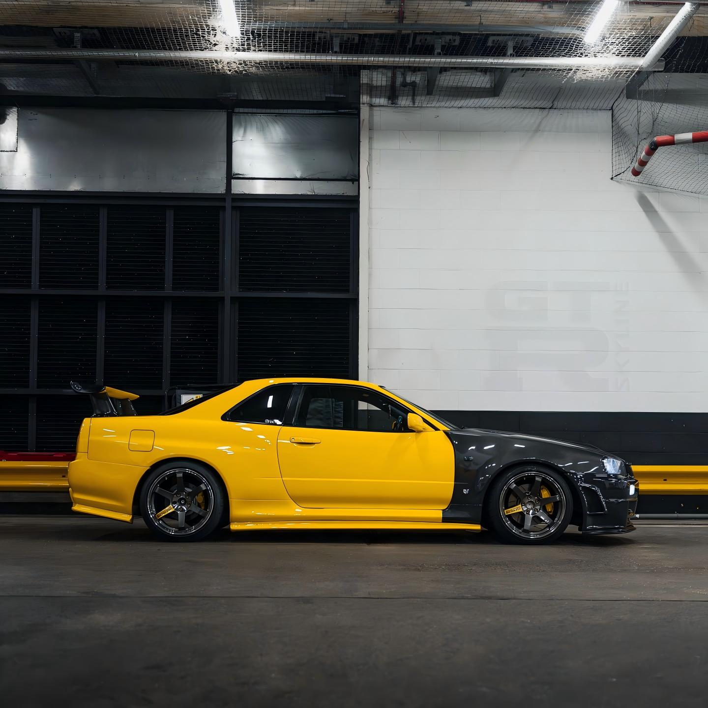 Gloss Light Sunflower Yellow Car Vinyl Wrap PET