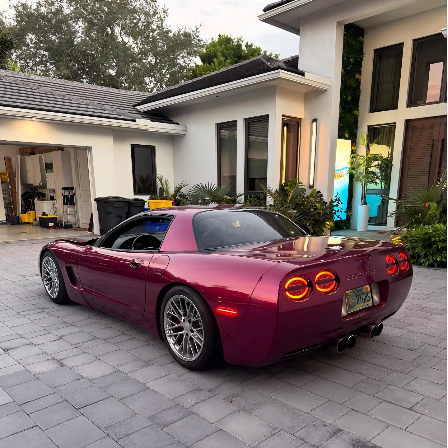 Pagoda Red Car Vinyl Wrap 