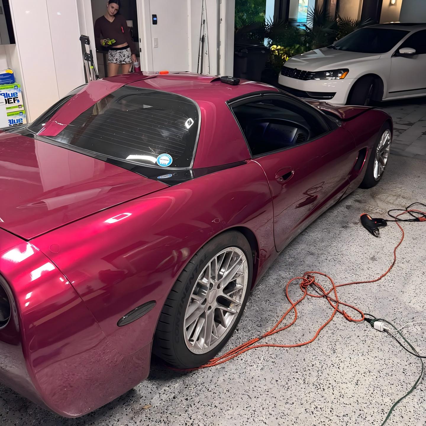 Gloss Metallic Pagoda Red Car Vinyl Wrap PET