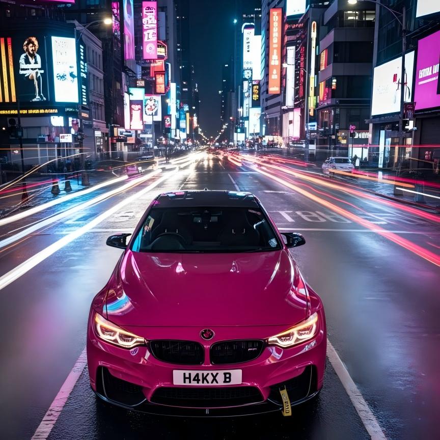 Gloss Ruby Star Car Vinyl Wrap PET