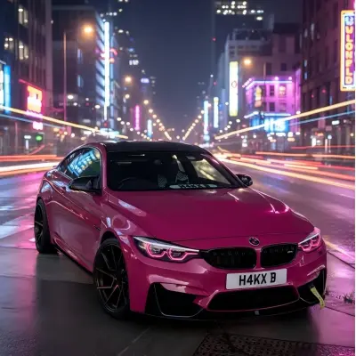 Gloss Ruby Star Car Vinyl Wrap PET 02