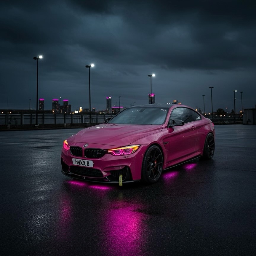 Gloss Ruby Star Car Vinyl Wrap PET