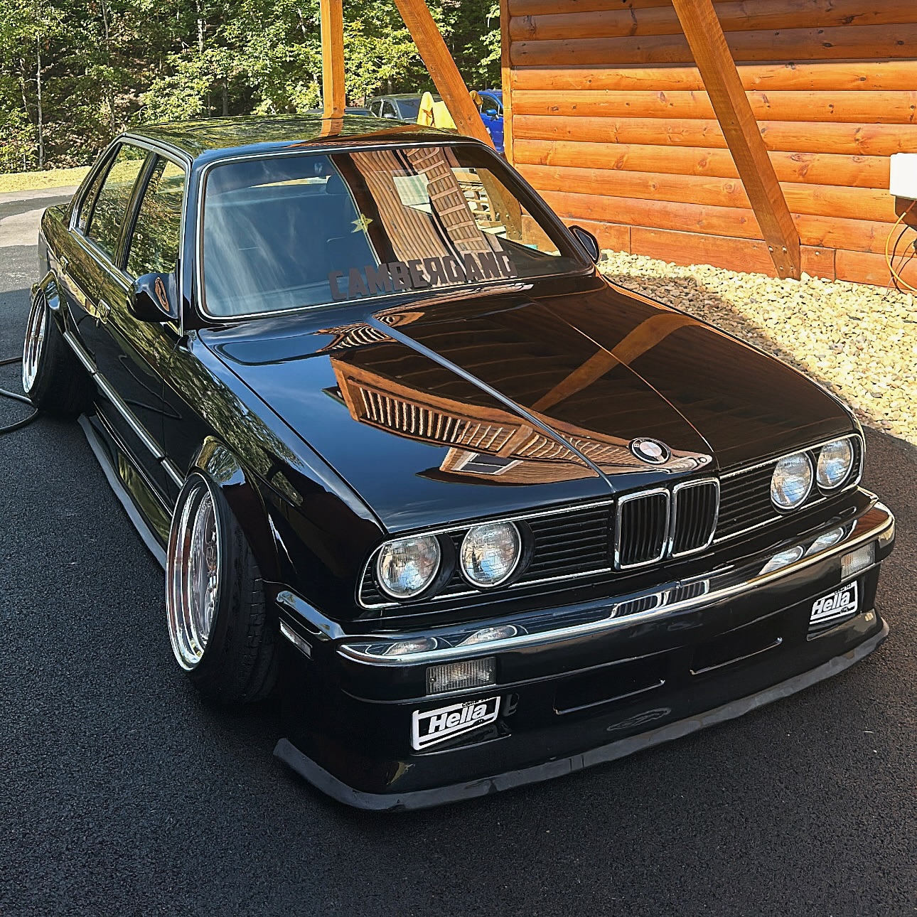 Self Healing Black Car Wrap