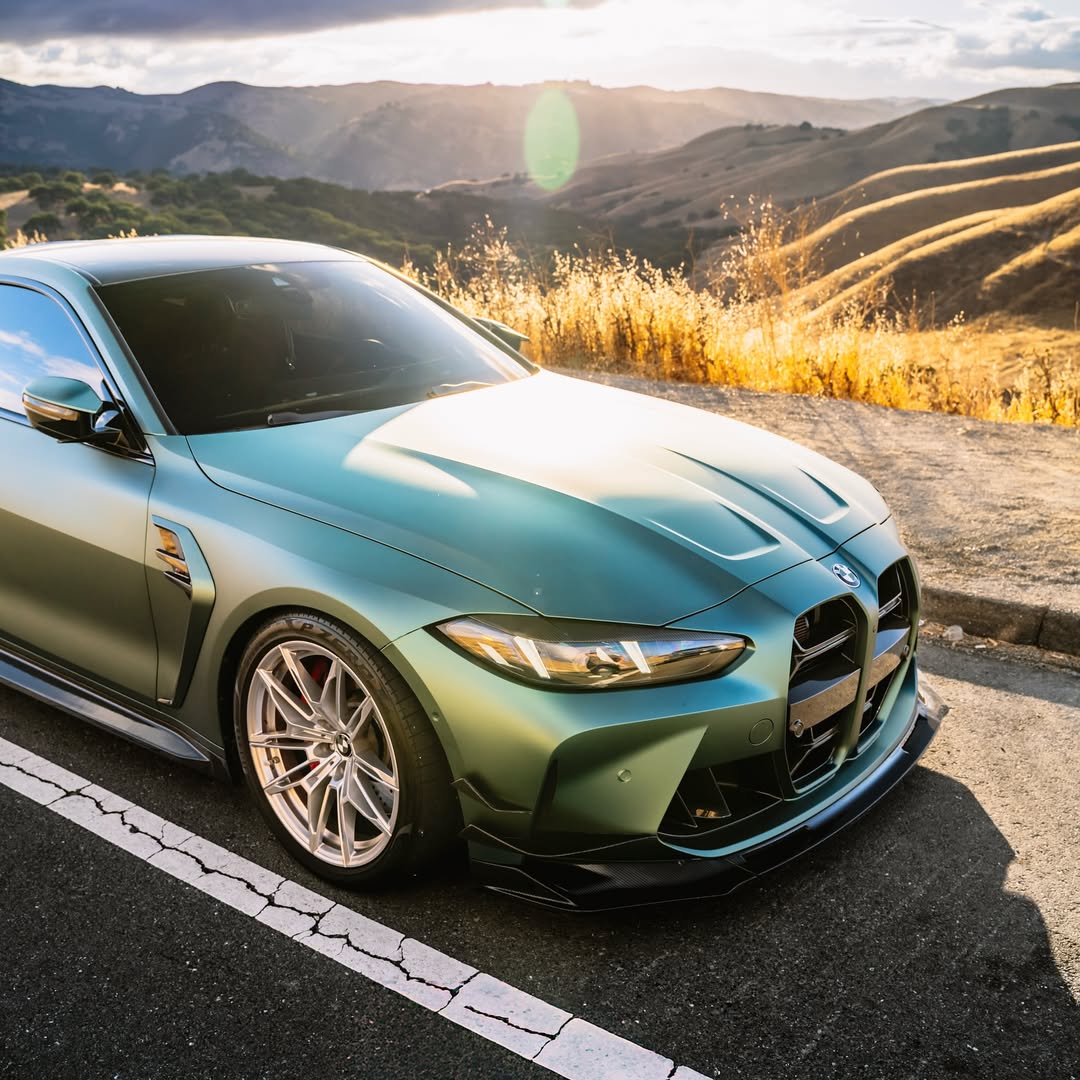 Matte Metallic Satin Hunter Green Car Vinyl Wrap