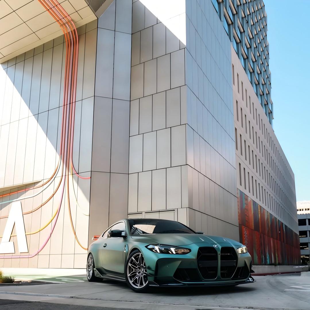 Matte Metallic Satin Hunter Green Car Vinyl Wrap