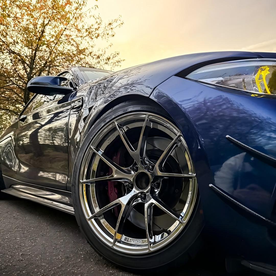 Gloss Metallic Tanzanite Blue Car Vinyl Wrap PET