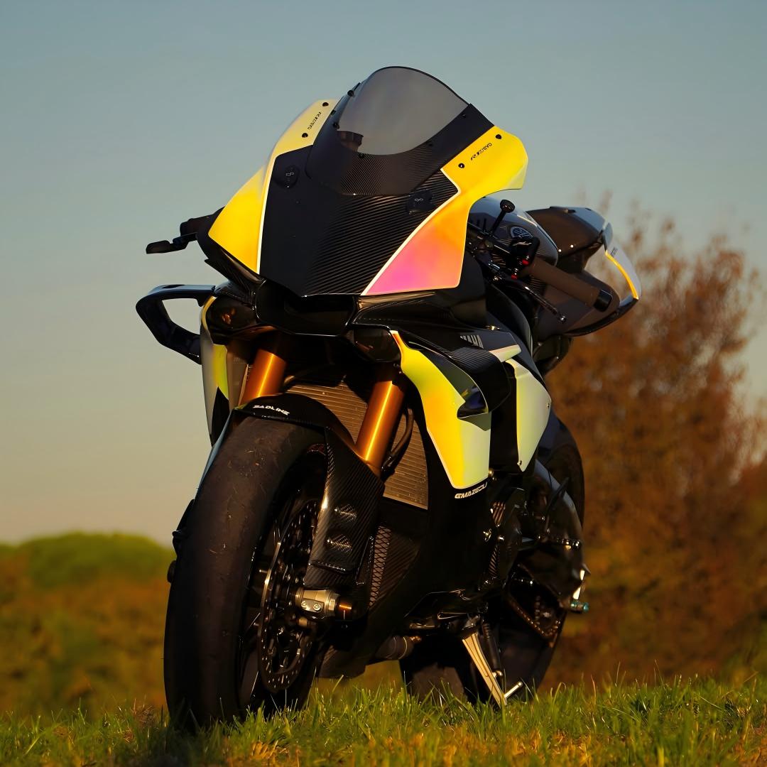 Gloss Rainbow Chrome Holographic Pink Car Vinyl Wrap