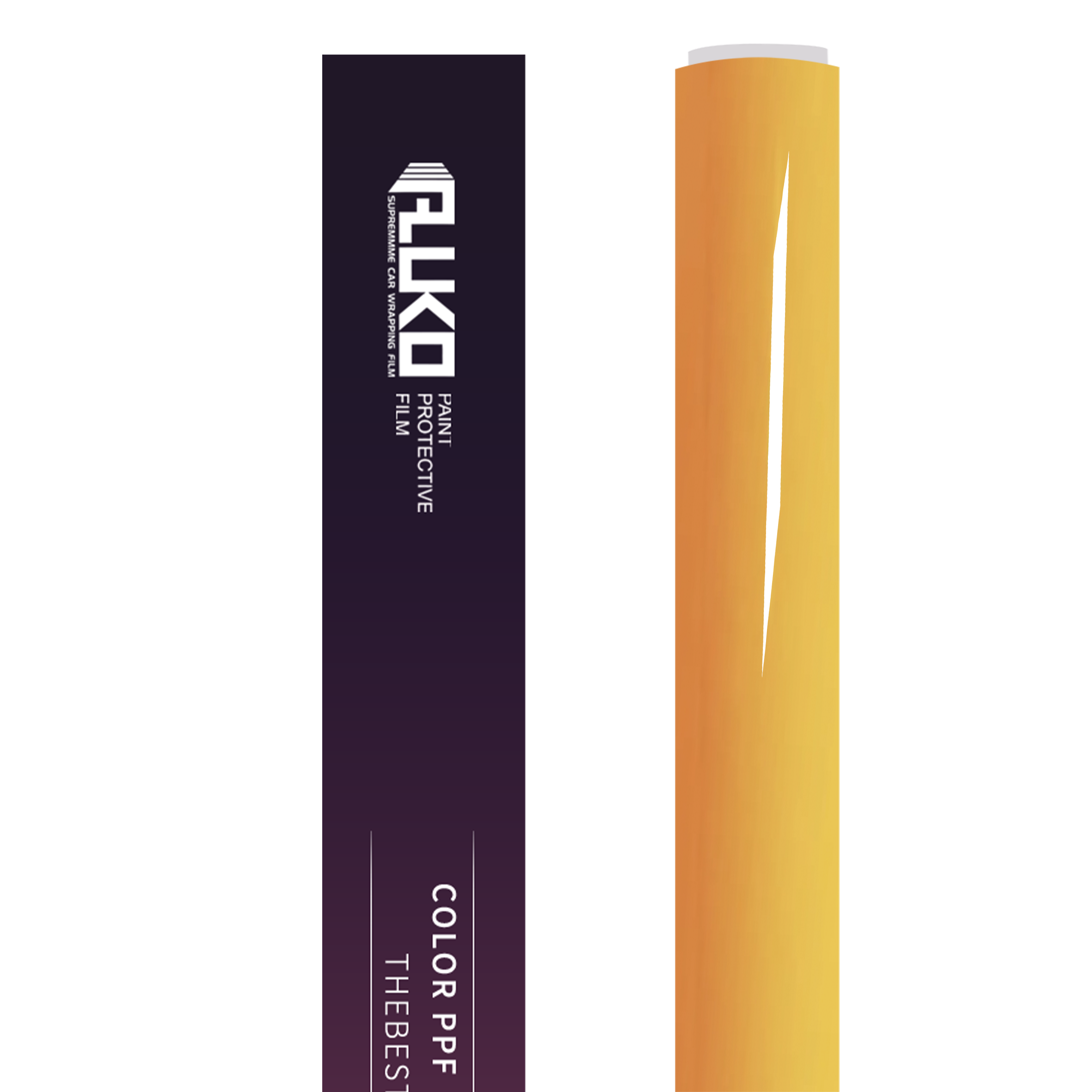 TPU Glossy Sunflower Yellow Colored PPF Paint Protection Film