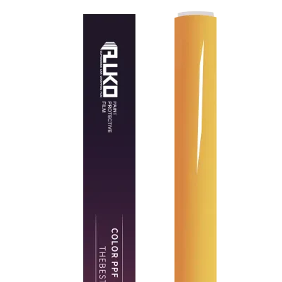 TPU Glossy Sunflower Yellow Colored PPF Paint Protection Film 02