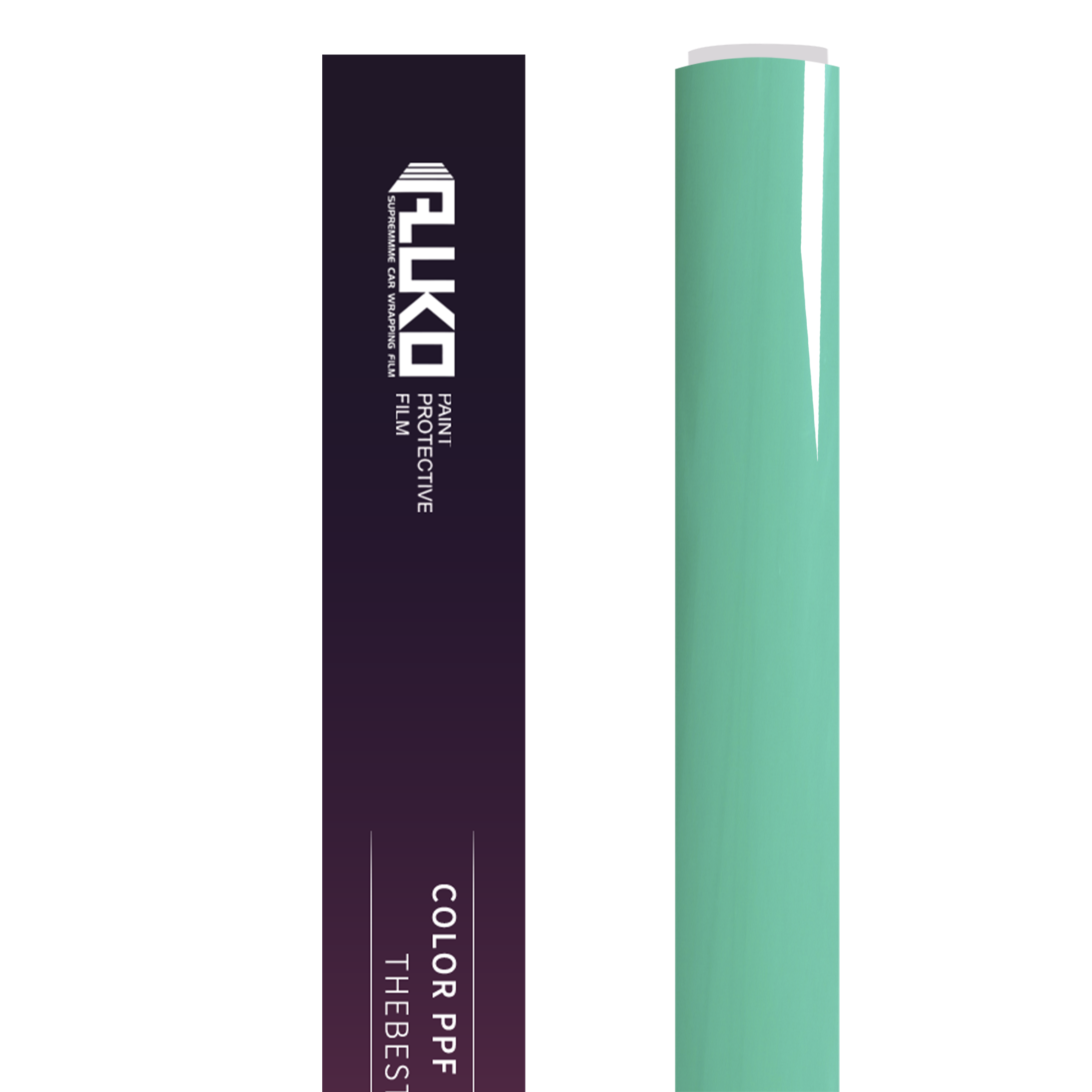 TPU Glossy Vintage Green Colored PPF Paint Protection Film