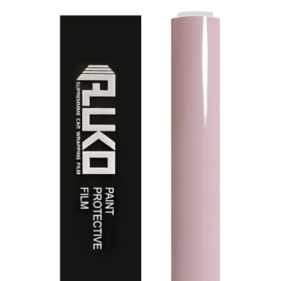 TPU Gloss Crystal Peach Pink Colored PPF Paint Protection Film 02