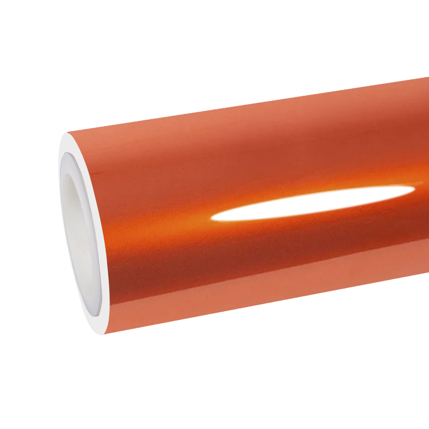 Gloss Metallic Fiery Orange Colored PPF Paint Protection Film