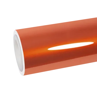 TPU Gloss Metallic Fiery Orange Colored PPF Paint Protection Film 01