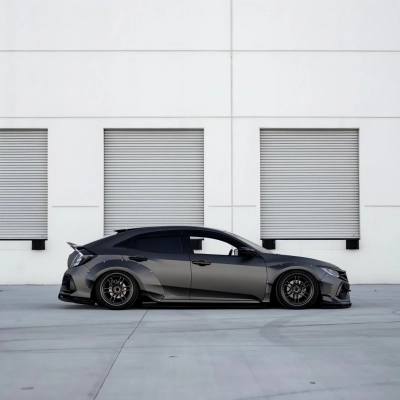 Matte Ultimate Flat Meteorites Grey Car Vinyl Wrap PET 02