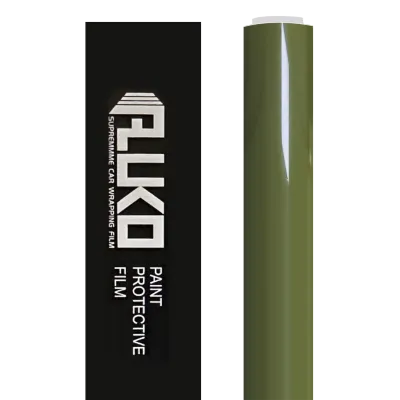 TPU Gloss Military Green Colored PPF Paint Protection Film 02