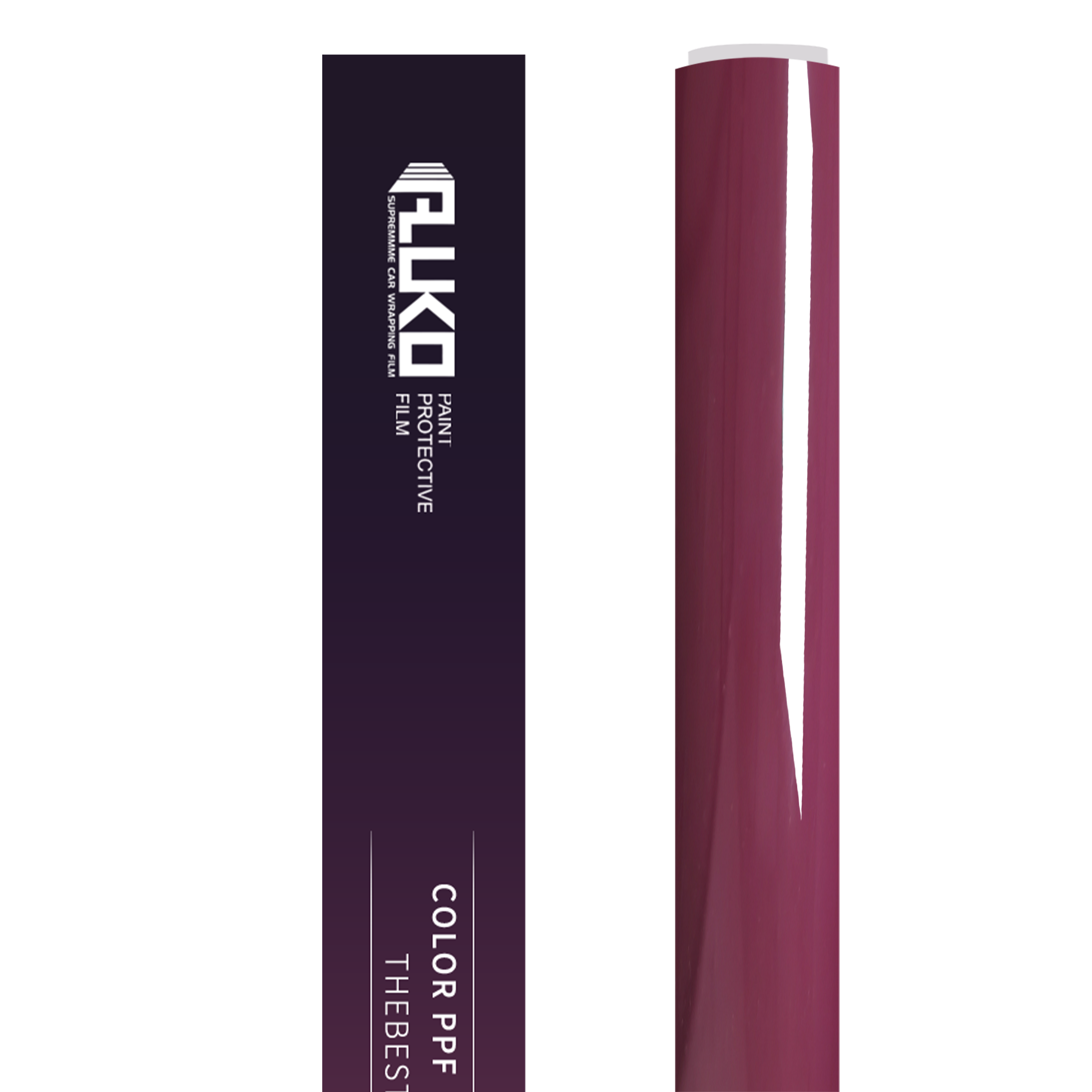 TPU Glossy Ruby Star Colored PPF Paint Protection Film