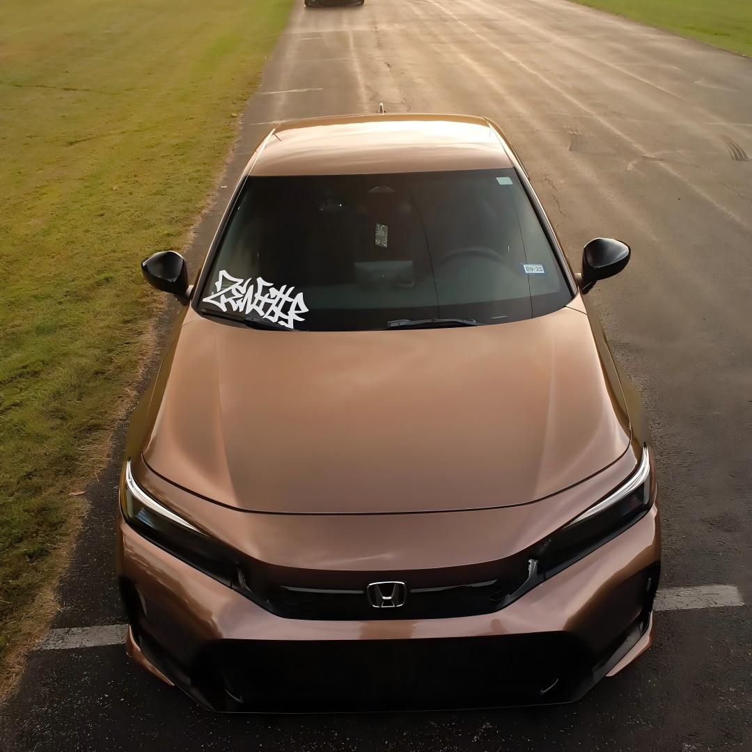 Gloss Metallic Metal Brown Car Vinyl Wrap PET