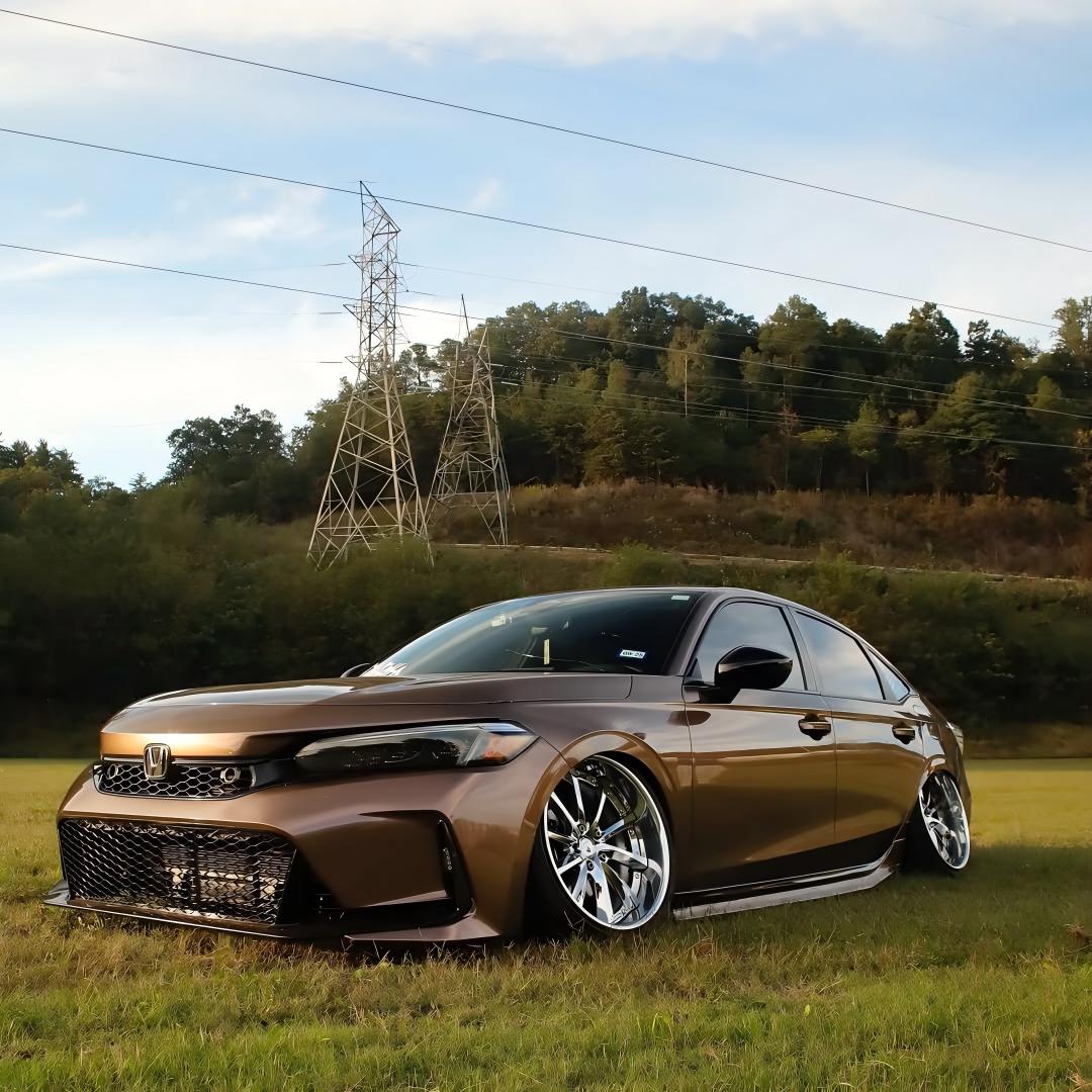 Gloss Metallic Metal Brown Car Vinyl Wrap PET