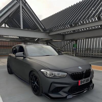 Ultra Matte Black Car Vinyl Wrap Tesla BMW PET 02