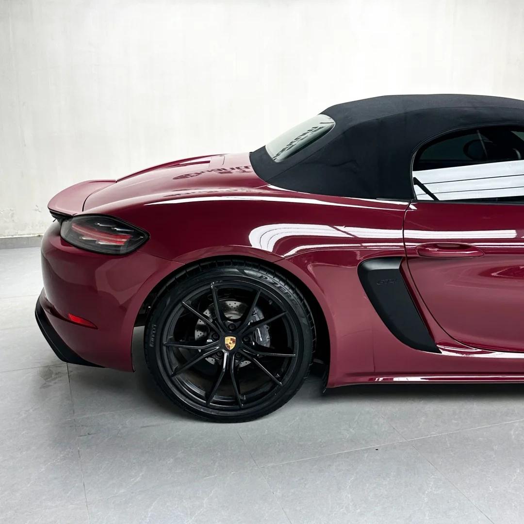 Gloss Metallic Ancora Red Car Vinyl Wrap PET