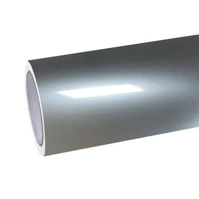 Gloss Liquid Shiny Silver Car Vinyl Wrap PET 01