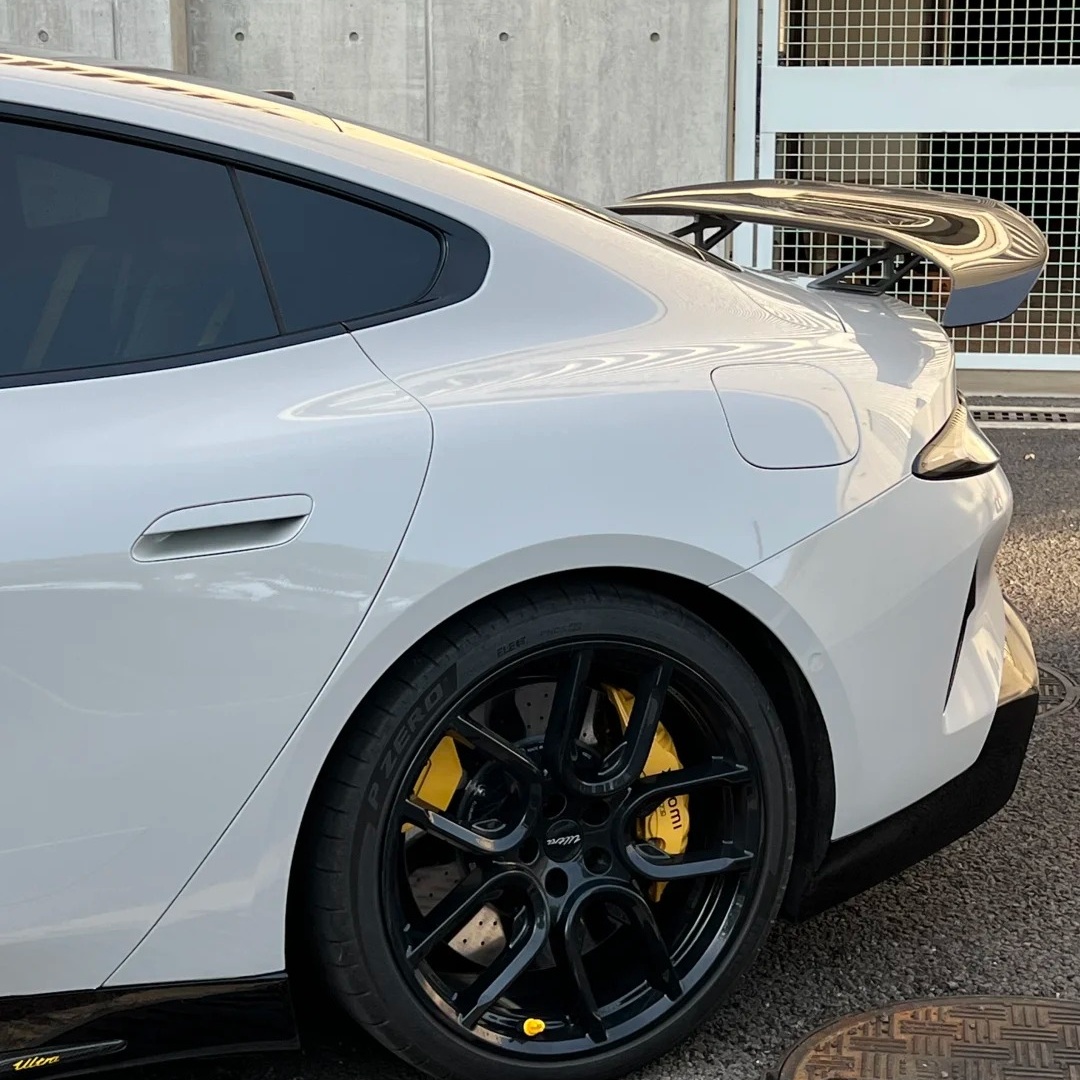 Gloss Metallic Cream Grey Car Vinyl Wrap PET